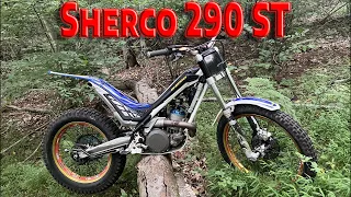 Fixing up this Sherco 290 trials bike