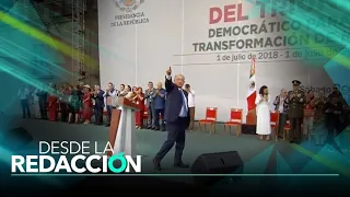 Celebra AMLO en el Zócalo a 5 años de triunfo electoral | Desde la Redacción