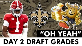 New Orleans Saints Draft Grades Ft. Kool-Aid McKinstry In Round 2 + 2024 NFL Draft Targets For Day 3