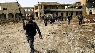 Иракская армия у ворот Старого города Западного Мосула