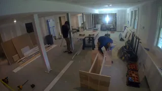 Basement renovation - Timelapse