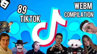 ПОДБОРКА МЕМОВ ИЗ ТИКТОК С 89 СКВАДОМ // TIKTOK WEBM COMPILATION 104