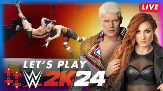 WWE 2K24 Launch Week Live Playthrough