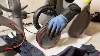 How to Replace Solid Tire in a minute / 30 sec on Xiaomi |Wheels | E-Wheels | ClassyWalk | English