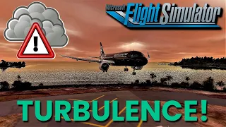 Microsoft Flight Simulator 2020 Most Windy Airport In the World | Insane Turbulence | 4K Ultra