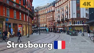 Strasbourg France 2023 🇫🇷 Walking Tour [4K]