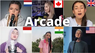 Who sang it better: Arcade ( Netherlands, India, Canada, US, UK, Indonesia) duncan lawrence