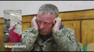 The reaction of a captured Ukrainian to the massacre of Russian captured soldiers 2