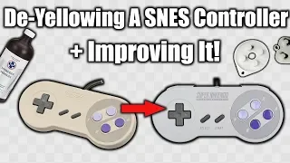 De-Yellowing An Original SNES Controller + Improving It : Can I Fix It?