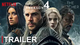 The Witcher - Season 04 | FIRST TRAILER (2024) 4K | Liam Hemsworth | Netflix | the witcher 4 trailer