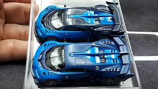 1/64 compare Bugatti Vision Gran Turismo by MiniGT 266 vs Grani&Partners & custom brakes, review