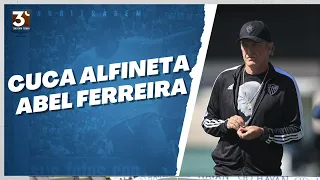 Cuca alfineta Abel Ferreira após ser eliminado da Libertadores