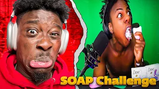 iShowSpeed Attempts The SOAP Challenge.. 😂 REACTION