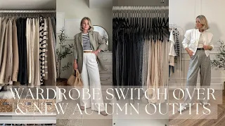 WARDROBE ORGANISE & SWITCH OVER, NEW AUTUMN OUTFITS + AUTUMN HAUL