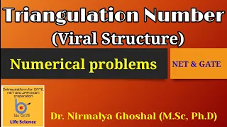 Triangulation number (Viral symmetry): Numerical problems for NET and GATE exam