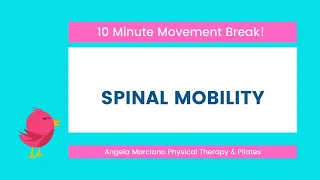Spinal Mobility: 10 Minute Movement Break
