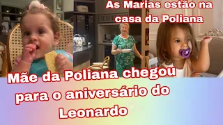 Poliana passou o domingo com as Marias + Dona Eponina chegou.