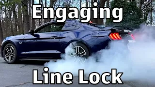 How to run the Mustang Line Lock feature