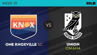 One Knoxville SC v Union Omaha: July 18, 2023