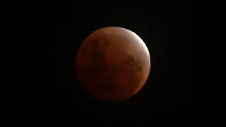 Lunar Eclipse with blood micro-moon (the longest) November 2021 time-lapse. 월식 (최장시간)