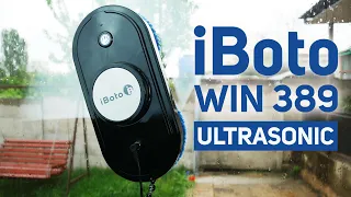 iBoto Win 389 Ultrasonic: робот-мойщик окон с распылителем воды💦 ОБЗОР и ТЕСТ✅