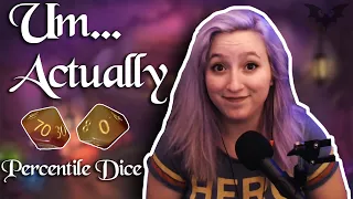 How to Read Percentile Dice | Um... Actually