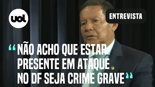 Mourão diz que vai ao STF pedir para 'separar joio do trigo' entre presos por atos golpistas