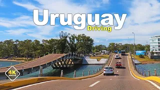 4K DRIVE Barra de Maldonado to Manantiales 2022 Uruguay vlog