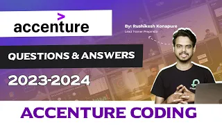 Accenture Coding Questions & Answers | Accenture Last min Preparation 2023-2024