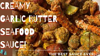 THE BEST GARLIC BUTTER SEAFOOD SAUCE RECIPE | QUICK & EASY TUTORIAL | PERFECT FOR ALL SEAFOOD!