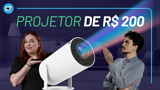 Esse PROJETOR de R$ 200 vai te SURPREENDER!