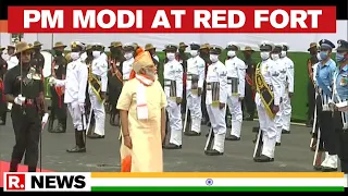 PM Modi Arrives At Red Fort | Independence Day 2020