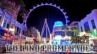 【4K⁶⁰】LAS VEGAS STRIP || THE LINQ PROMENADE JANUARY 2021