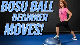 TOP 5 BOSU BALL EXERCISES FOR BEGINNERS / Lower & Upper Body Follow Along