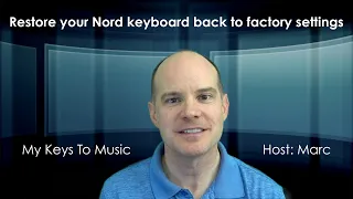 Nord Keyboard Restore to Factory Settings