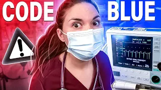 Day in the Life of a Doctor: ICU Night Shift with CODE BLUE EMERGENCY!
