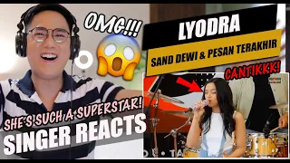 Lyodra - Sang Dewi, Pesan Terakhir | At Emporium Pluit Mall | SINGER REACTION