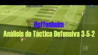 [Parte 1] Hoffenheim 3-5-2 Táctica defensiva. Versión en español