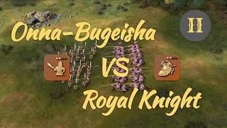 Onna-Bugeisha vs Royal Knight in Feudal