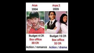 Arya vs Arya 2 Allu Arjun movie Box office collection #alluarjun