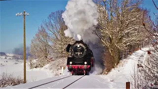 24 of 24 | Winter steam in the Thuringian Forest | 5 steam locomotives in tough use