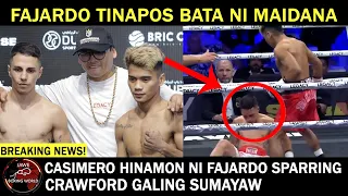 Miel Fajardo Tinapos Sa Round2 Bata Ni Maidana,Casimero Hinamon Ni Fajardo Sparring, Crawford Sayaw