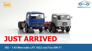 IXO - Just Arrived 1:43 Mercedes LPS 1632 and Fiat 690 T1