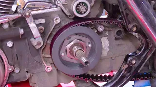 Harley Electra Glide Drive Belt Change:- Start To Finish (ASMR)