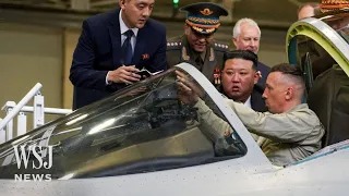 North Korea's Kim Jong Un Tours Russian Aircraft Factory | WSJ