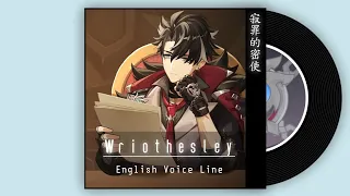 Wriothesley | All English Voice Lines | Genshin Impact | Version 4.1