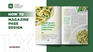 How to Create Magazine Page Layout Design in Adobe Illustrator CC 2020