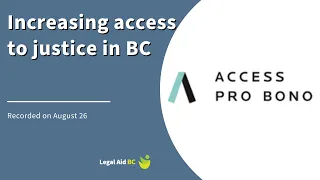 Overview of Access Pro Bono services