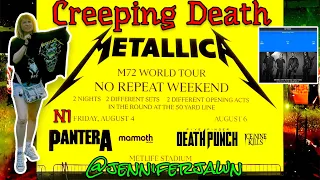 Metallica M72 Tour | Creeping Death (Die!) | East Rutherford, NJ | N1 8/4/23 | @jenniferjawn