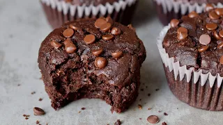The Best Vegan Chocolate Muffins (Easy & Gluten-Free Recipe)